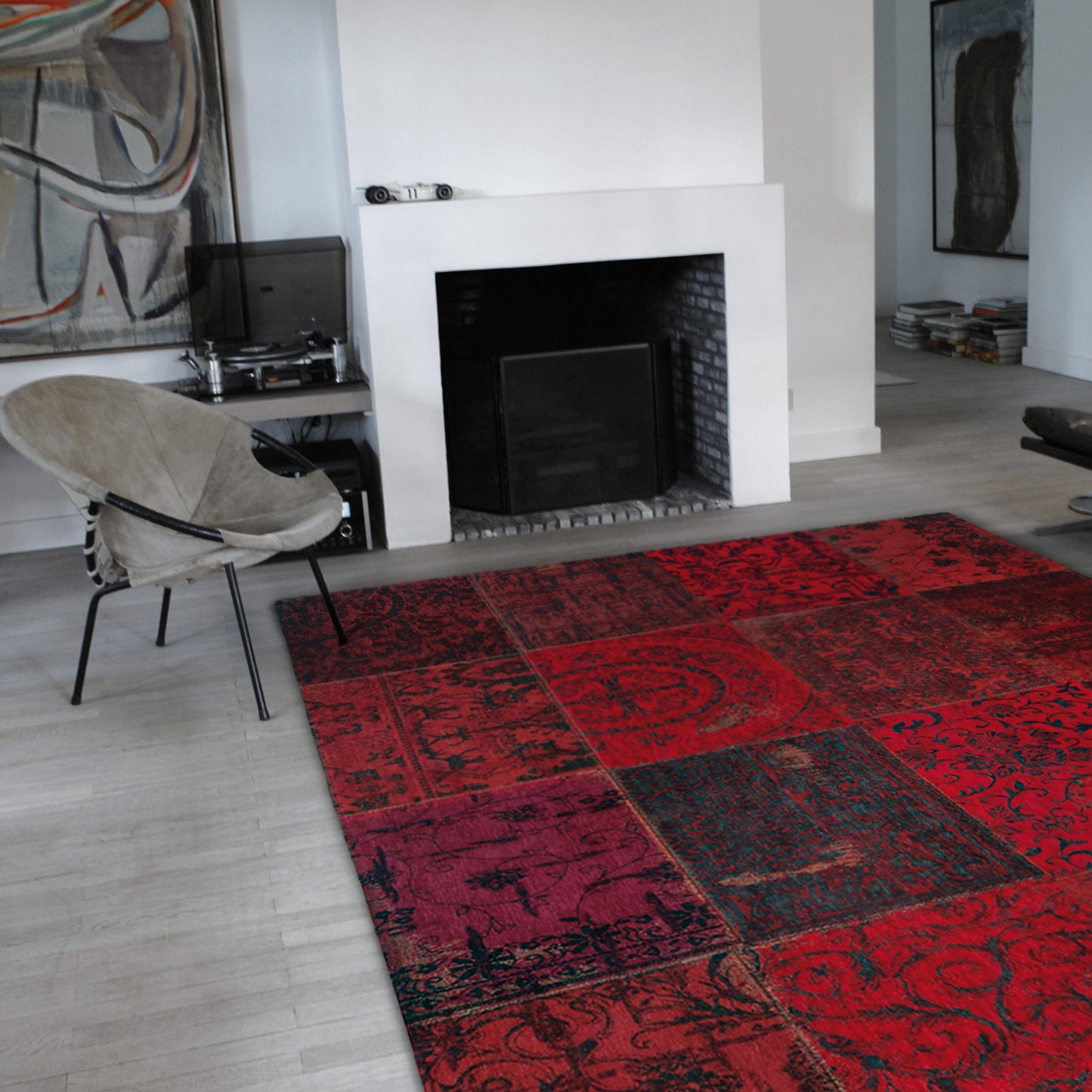 Deco Multi Red Rug