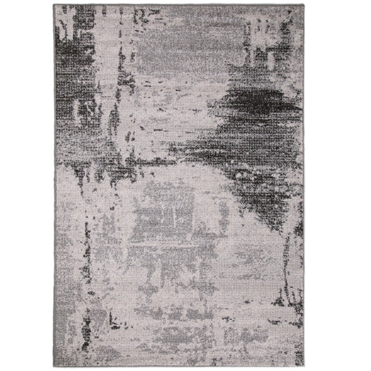 Asana Vintage Light Grey/Black Rug