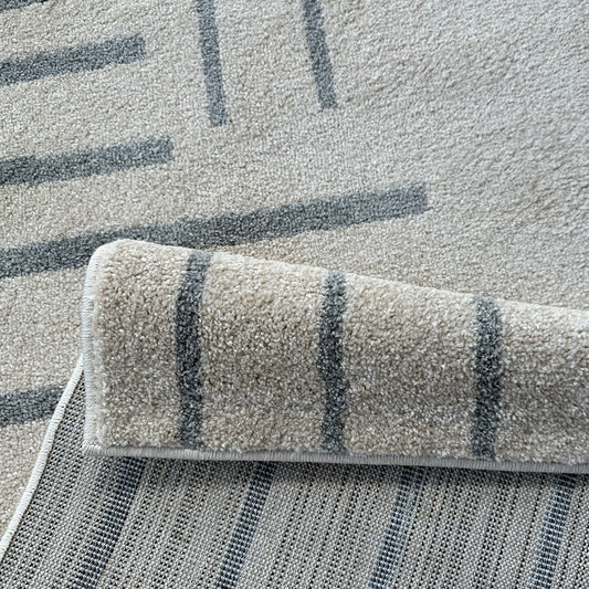 Piper Modern Cream/Dark Grey Rug