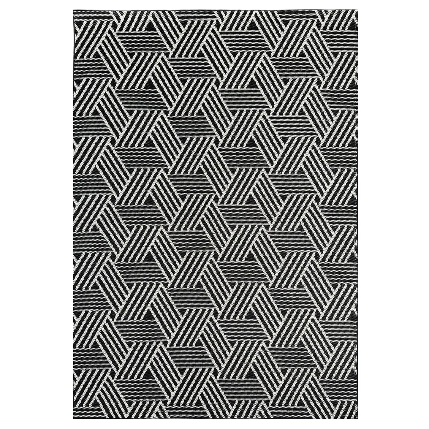 Lakehouse Weave Black Indoor/Outdoor Rug